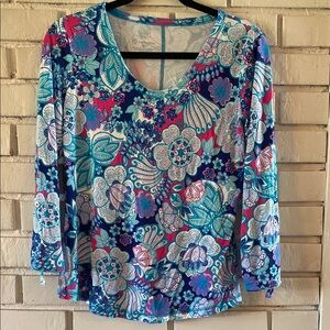 T by Talbots UPF 50+ Protection 3/4 sleeve